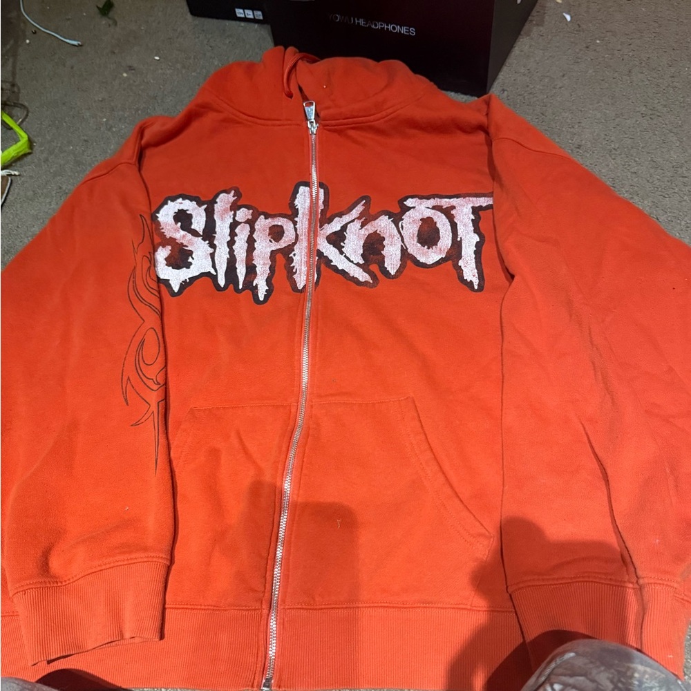 Slipknot Orange Hoodie